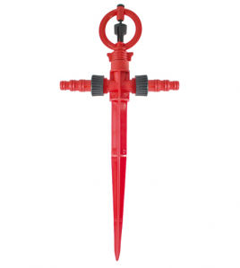 Aspersor com Engate Duplo para Mangueiras