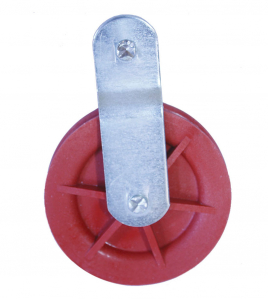 Roldana Nylon 90 x 19 mm com suporte